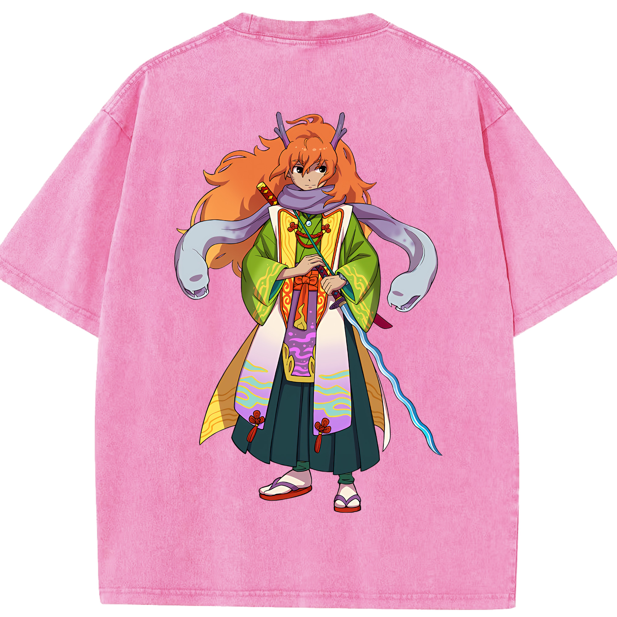 （画像用） 妖怪ウォッチ Yo-kai Watch 綿100% ヴィンテージ風 半袖Tシャツ（背面プリント）